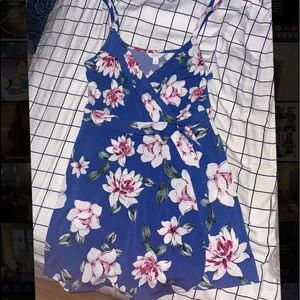 Floral summer skort dress